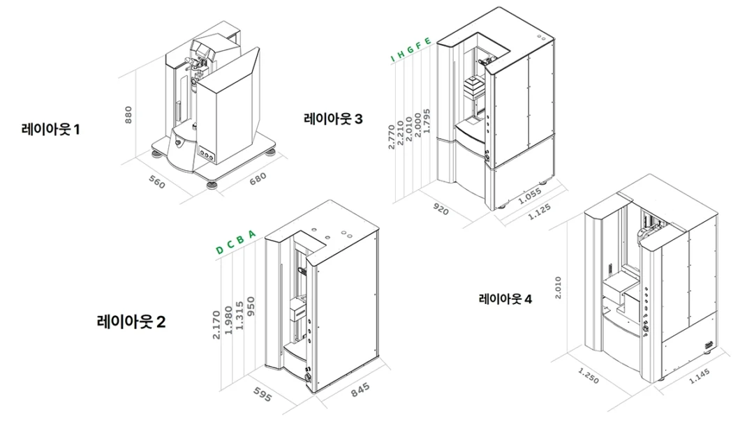 비씨비전 비전측정기 레이아웃